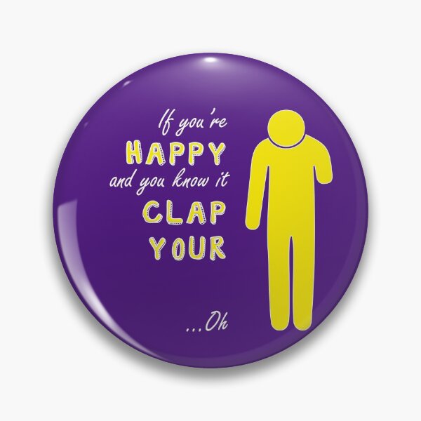Item preview, If you're happy and you know it - Left above elbow amp white text designed and sold by LPDesignsAndArt.