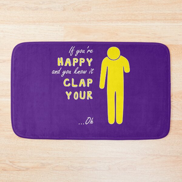 Item preview, If you're happy and you know it - Left above elbow amp white text designed and sold by LPDesignsAndArt.