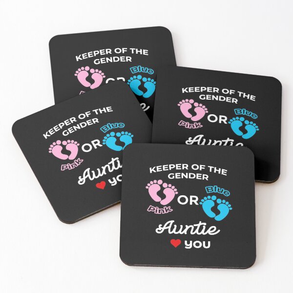 Item preview, Keeper Of The Gender Pink Or Blue Auntie Loves You designed and sold by CHday.