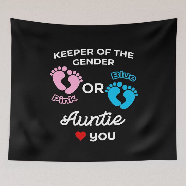 Item preview, Keeper Of The Gender Pink Or Blue Auntie Loves You designed and sold by CHday.