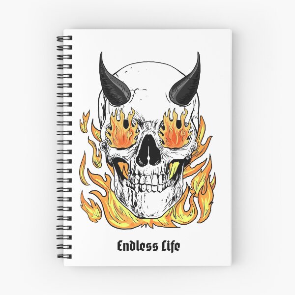 Item preview, EndlessLine Fire Skull designed and sold by EndlessLINE.