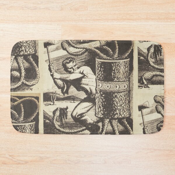 Item preview, Monstrous multiple eyed monster from Mars Vintage illustration designed and sold by Vintage Designs +.