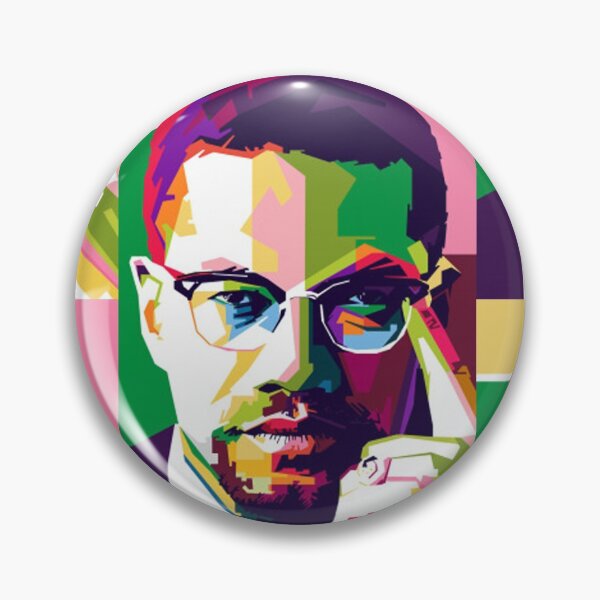 Item preview, Malcolm X designed and sold by medbenCreation.