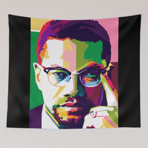 Item preview, Malcolm X designed and sold by medbenCreation.