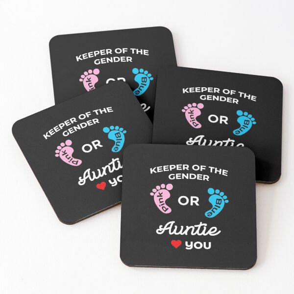 Item preview, Keeper Of The Gender Pink Or Blue Auntie Love You designed and sold by CHday.