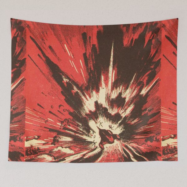 Item preview, Kaboom! Vintage illustration designed and sold by Vintage Designs +.