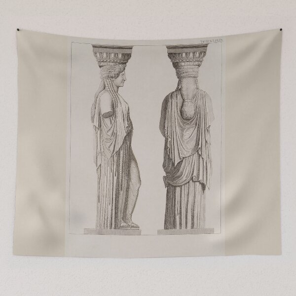 Item preview, Detailed Ancient Greek Caryatid  designed and sold by ClassicalGreece.
