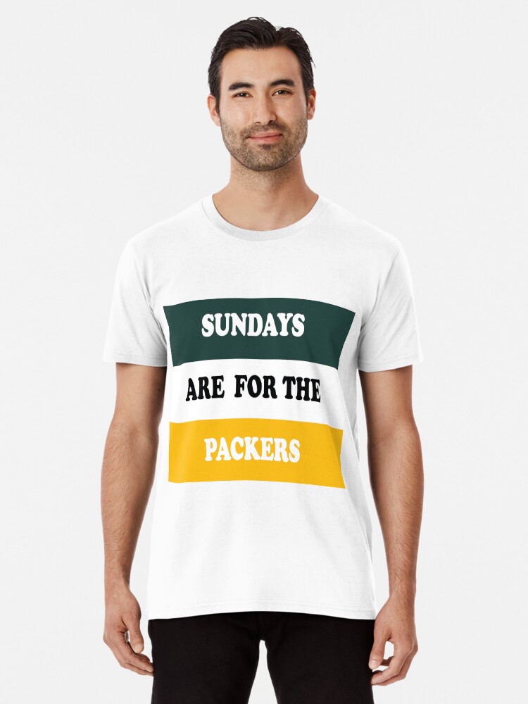 Sundays are for The Packers' Premium T-Shirt for Sale by amon shop