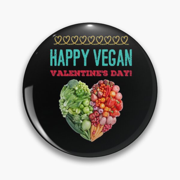 Item preview, Vegan Valentine's Day. Happy Vegan Valentines designed and sold by Mandala108.