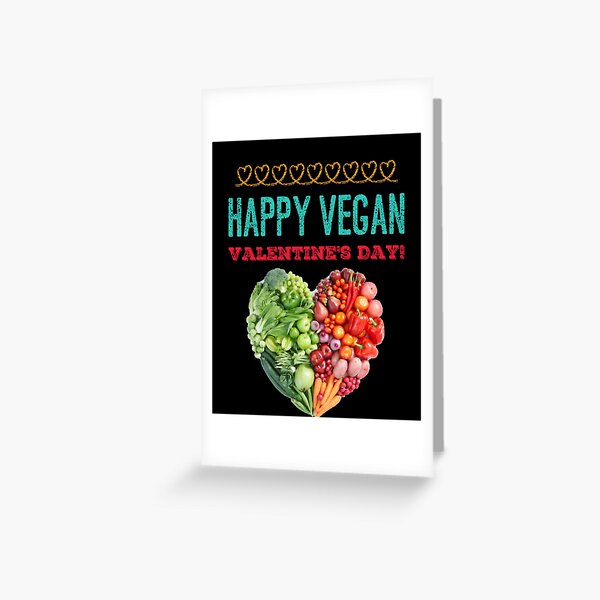 Item preview, Vegan Valentine's Day. Happy Vegan Valentines designed and sold by Mandala108.
