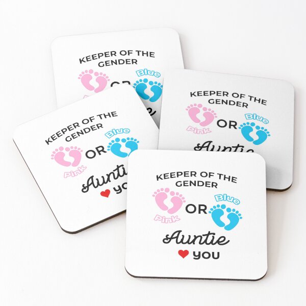 Item preview, Keeper Of The Gender Pink Or Blue, Auntie Loves You designed and sold by CHday.