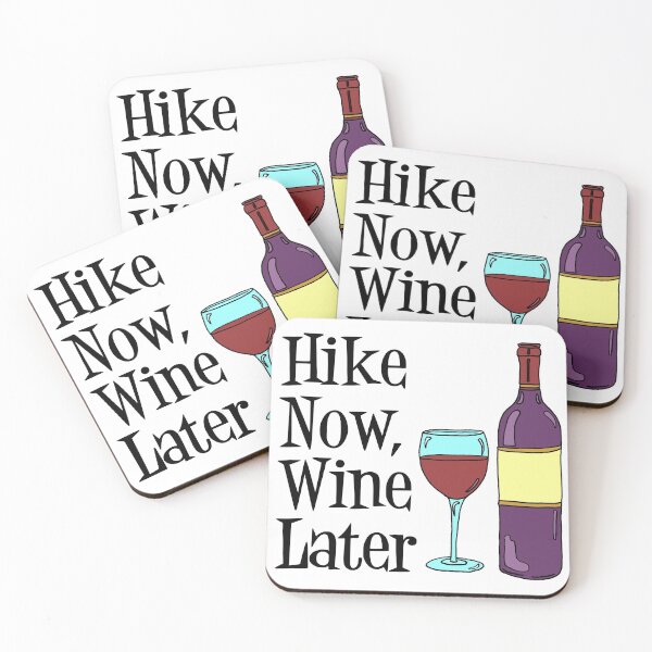 Item preview, Hike Now Wine Later designed and sold by jaycartoonist.