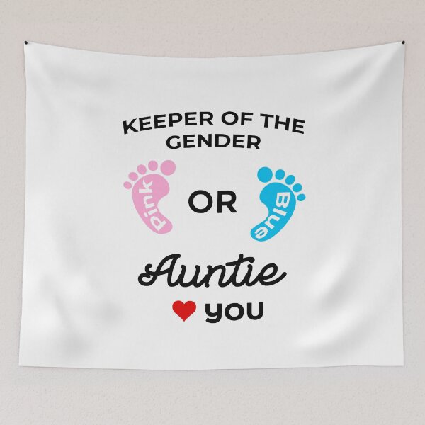 Item preview, Keeper Of The Gender Pink Or Blue, Auntie Love You designed and sold by CHday.