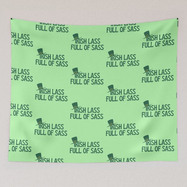 Item preview, Irish Lass Full of Sass Hat Design designed and sold by SweetAndSpice.