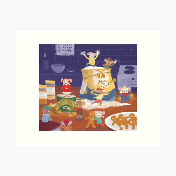 The Night Before Christmas Art Print