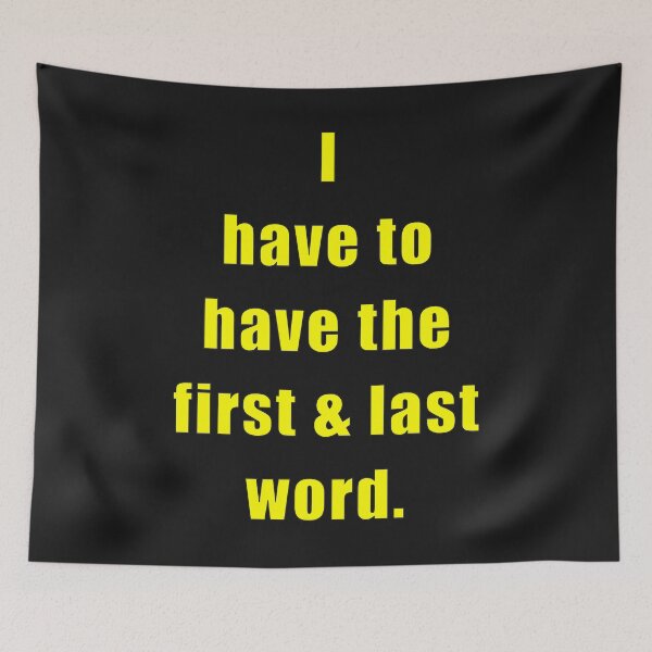 Item preview, Last Word designed and sold by kristalcurt.