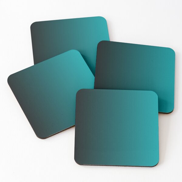 Item preview, Teal and Black Gradient Print designed and sold by cgroenewald.