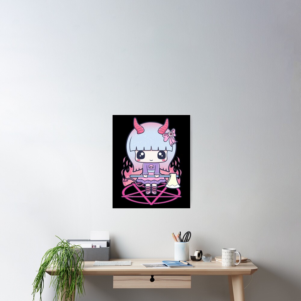 Menhera Anime Girl Yume Kawaii Edgy Pastel Goth Waifu Otaku Sticker by  Mihan Liesl - Pixels