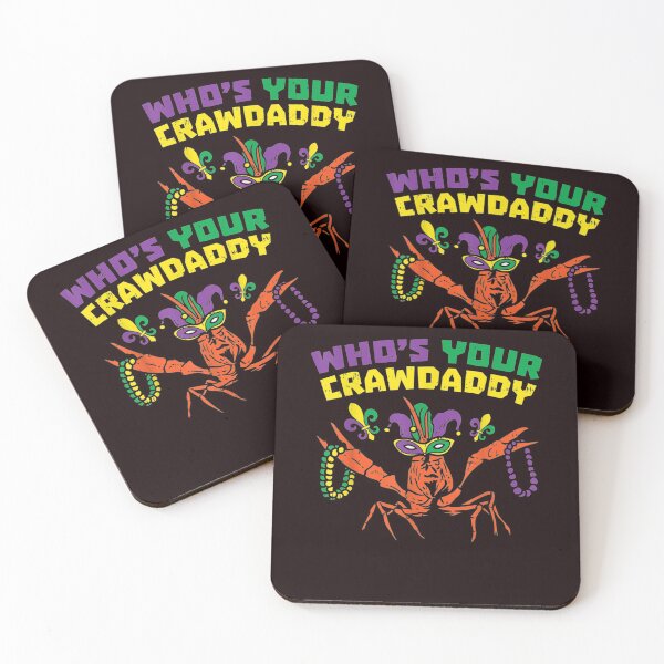 Item preview, Whos Your Crawdaddy Crawfish Jester Beads Funny Mardi Gras T-Shirt designed and sold by cuonganomaxx11.