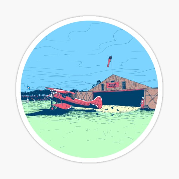 Katama Airfield Martha's Vineyard Sticker