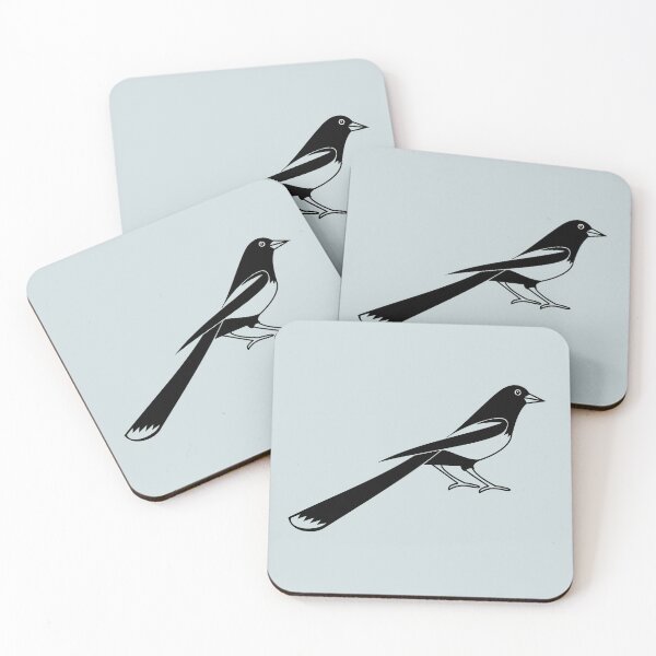 Item preview, Magnificent Magpie Illustration designed and sold by TreacleMustard.