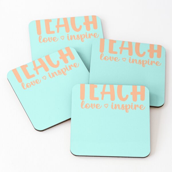 Item preview, Teach Love and Inspire Peach designed and sold by Spoof-Tastic.