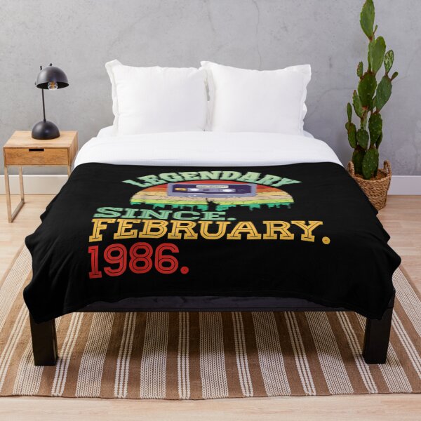 Item preview, Legendary Since February 1986 35th Birthday Vintage Cassette designed and sold by sellexxf69.
