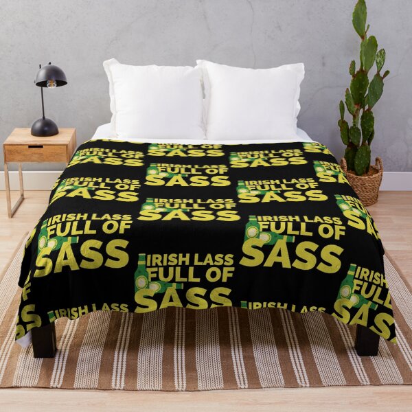 Item preview, Irish Lass Full of Sass Bottle Design designed and sold by SweetAndSpice.