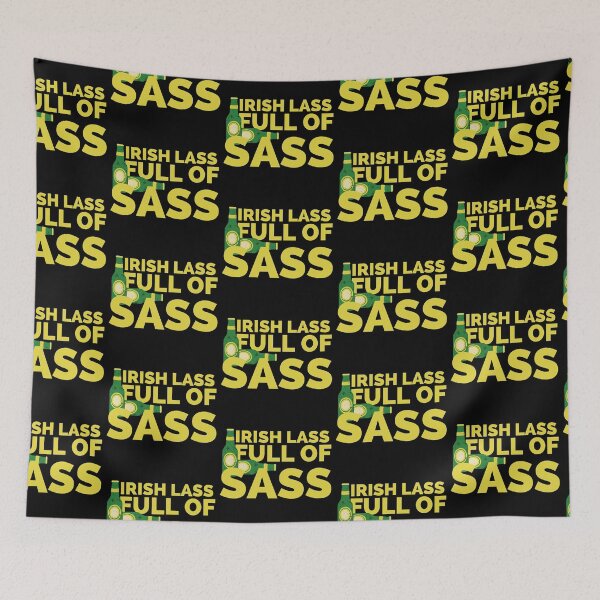 Item preview, Irish Lass Full of Sass Bottle Design designed and sold by SweetAndSpice.