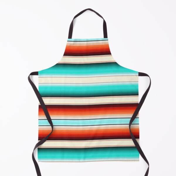 Item preview, Serape Western Southwestern Desert Sunset Mexican Striped Teal Turquoise Ranch Cowgirl Women Fashion designed and sold by scboutique.