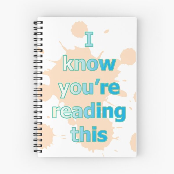 Item preview, I know you're reading this designed and sold by CSouissi.