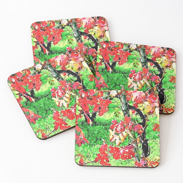 Item preview, Hortus Conclusus: branch with red leaves designed and sold by Giuseppe Cocco.