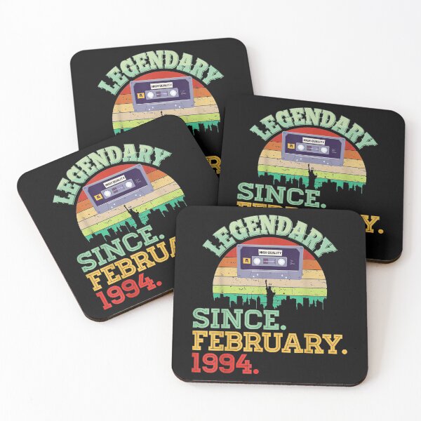 Item preview, Legendary Since February 1994 27th Birthday Vintage Cassette designed and sold by sellexxf69.