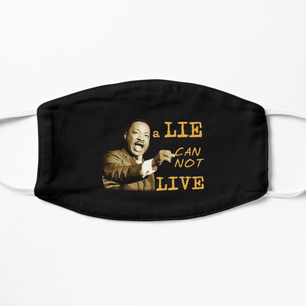 quotes by martin luther king jr Flat Mask