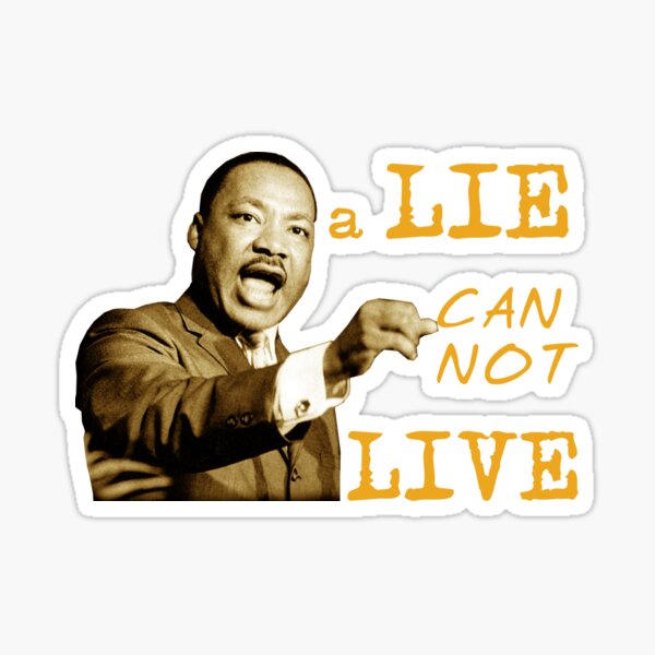 quotes by martin luther king jr Sticker