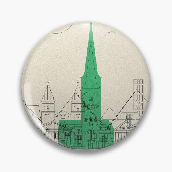 Item preview, Abstract City Posters: Aarhus, Denmark designed and sold by A Deniz Akerman.