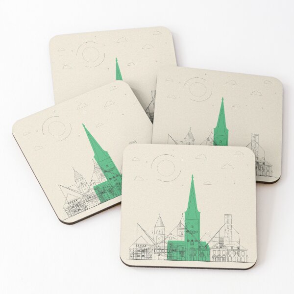 Item preview, Abstract City Posters: Aarhus, Denmark designed and sold by A Deniz Akerman.