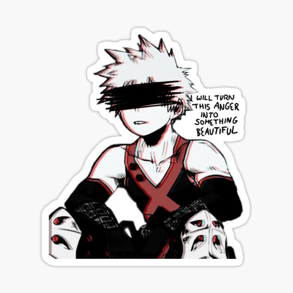 Nota bakugou  Anime, Anime stickers, My hero academia