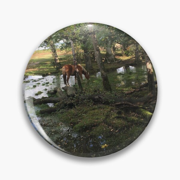 Item preview, Picture of a horse drinking from the lake in the forest designed and sold by Emilys-Designs-.
