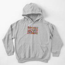 The World's Flags Kids Pullover Hoodie