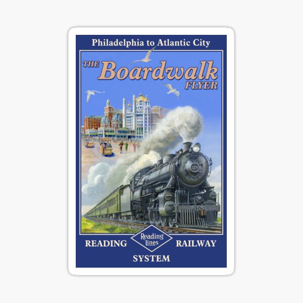 The Boardwalk Flyer Poster Sticker