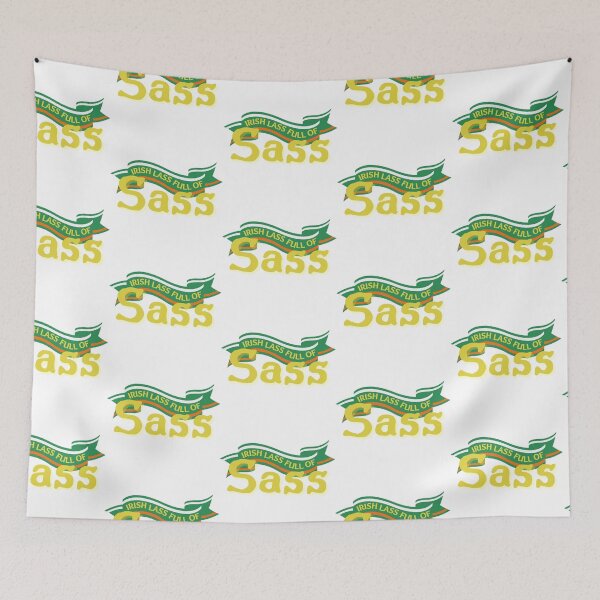 Item preview, Irish Lass Full of Sass Banner Design designed and sold by SweetAndSpice.