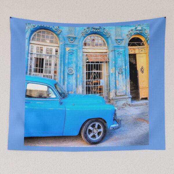 Item preview, Blue Car, Havana, Cuba  designed and sold by Paul Thompson Photography.