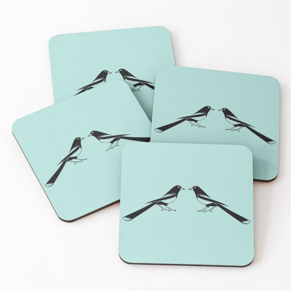 Item preview, Two For Joy - Magpie Illustration designed and sold by TreacleMustard.