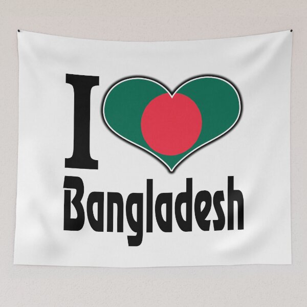 Item preview, I LOVE BANGLADESH designed and sold by Printshophub.