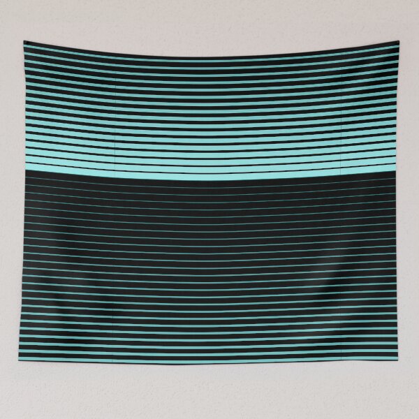 Item preview, Teal and Black Transition Gradient Stripe designed and sold by cgroenewald.