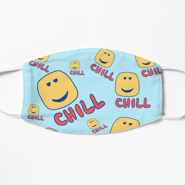 Chill Roblox Face Masks Redbubble - roblox chill face mask