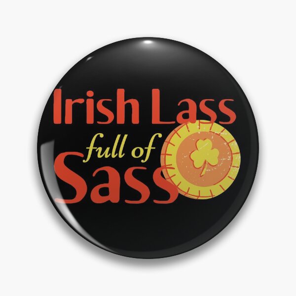Item preview, Irish Lass Full of Sass Coin Design designed and sold by SweetAndSpice.