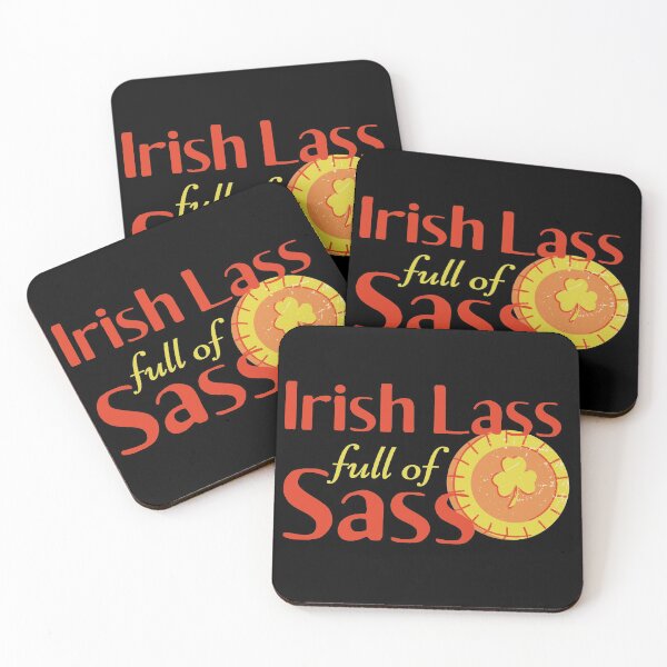 Item preview, Irish Lass Full of Sass Coin Design designed and sold by SweetAndSpice.