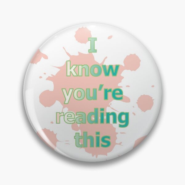 Item preview, I know you're reading this designed and sold by CSouissi.